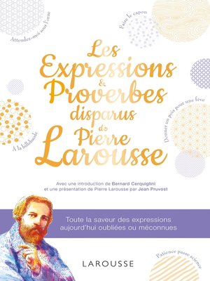 cover image of Les expressions disparues de Pierre Larousse